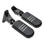 Black Rear Passenger Footpeg Mini Mount for Harley Street Glide (1993-2025)