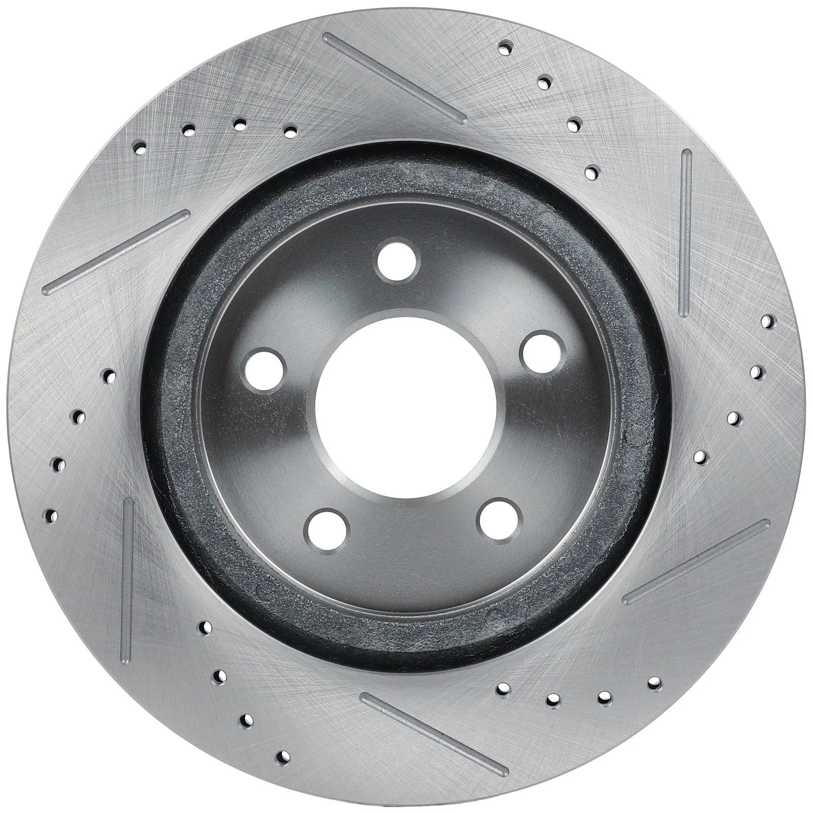 Rear Drilled Slotted Brake Rotors for Ford Mustang (2005–2014)