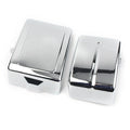 Chrome Battery Side Covers for Harley Dyna Fat Bob Super Glide (2006-2017)