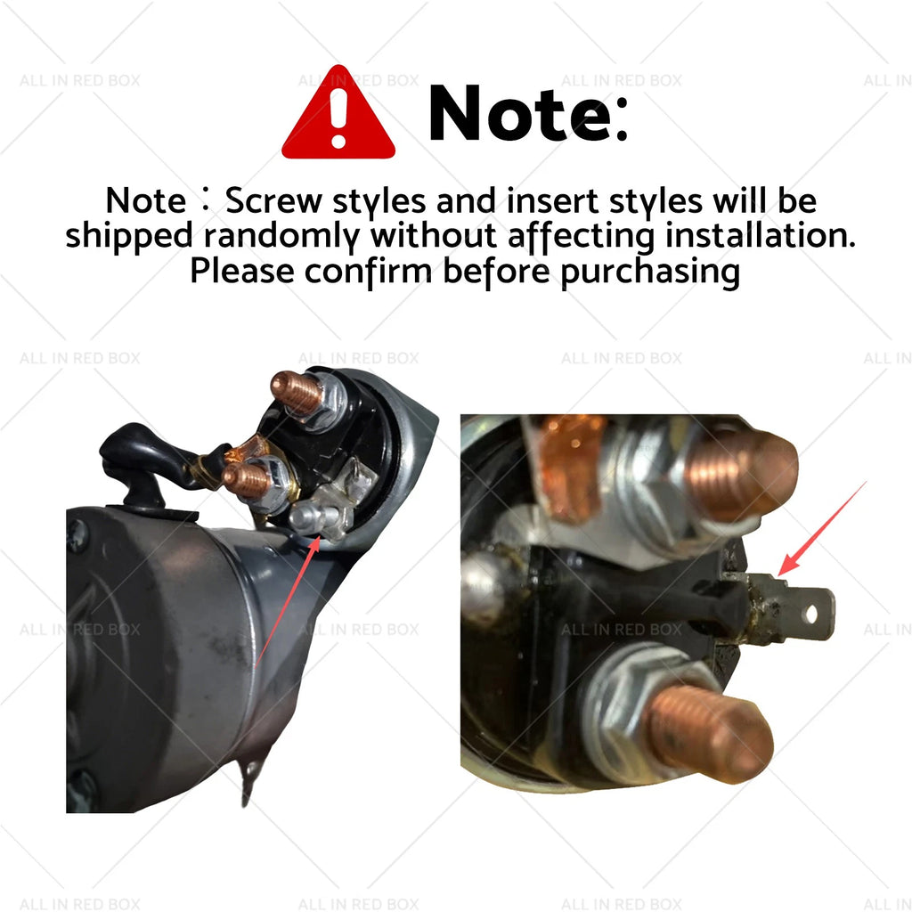 Starter Motor for Nissan X-Trail T30 T31 QR25DE 2.5L (2001–2013)