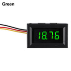3-Wire Digital Voltmeter DC 036 Inch 4 Digit LED Voltage Tester (Universal)