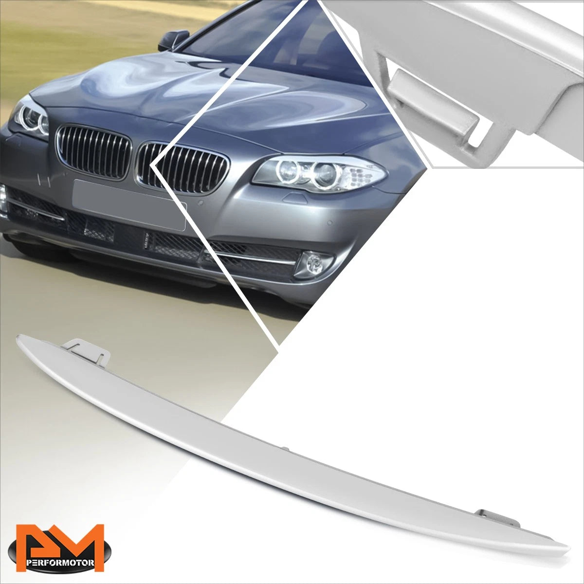 Bumper Cover Molding Chrome for BMW 528i 535i 550i (2011–2013)