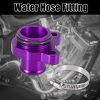 Water Hose Fitting Replacement Set Purple for BMW 325i 335i 525i