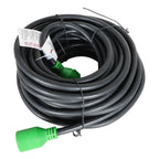 30Amp RV Generator Extension Cable 75ft L14-30P Green Connector