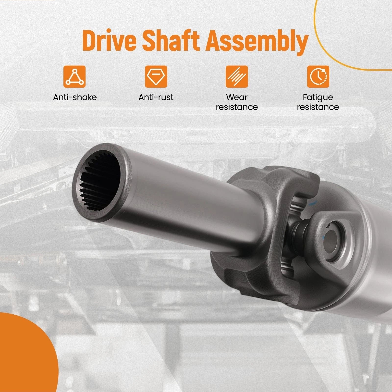 Propeller Drive Shaft Rear for Chevy Silverado 2500 HD (2007–2010)