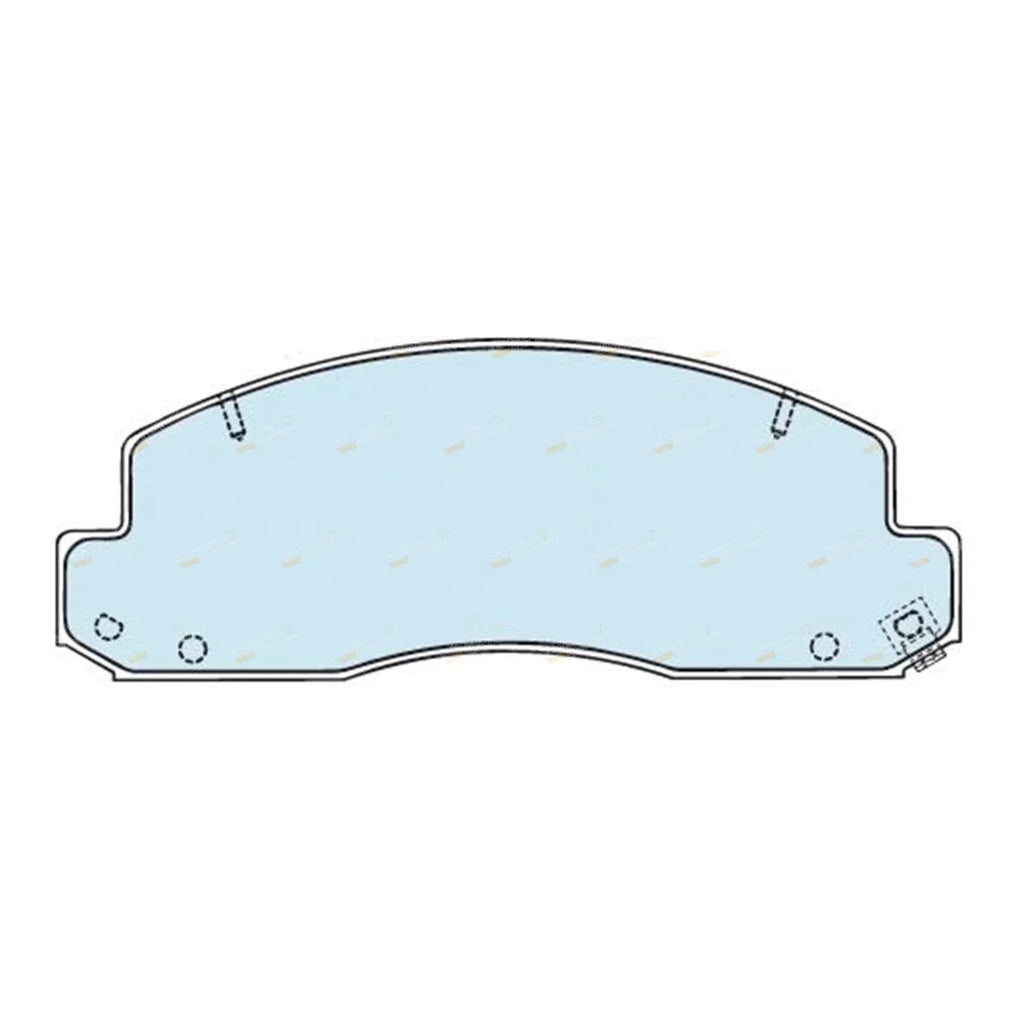 Front Disc Brake Pad Set for Toyota Coaster BB40 3.4L 3B (1993–1999)