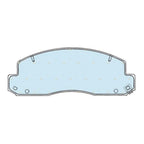 Front Disc Brake Pad Set for Toyota Coaster BB40 3.4L 3B (1993–1999)
