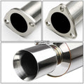 Rolled Muffler Tip for Honda Accord (1994–1997) - Stainless Racing Catback