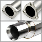 Rolled Muffler Tip for Honda Accord (1994–1997) - Stainless Racing Catback