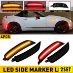 Set of 2 Front Rear Side Marker Lights for Mazda MX-5 Miata (2016–2022)