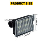 Set of 2 LED License Plate Light Lamps for Dodge Durango (2014–2020)