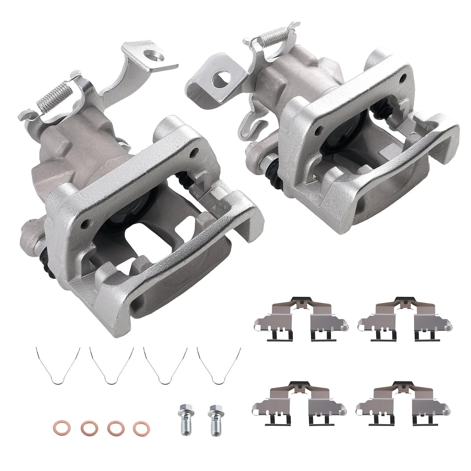 Rear Left & Right Brake Caliper Pair for Toyota Prius (2010–2015) 19-B6287 19B6286
