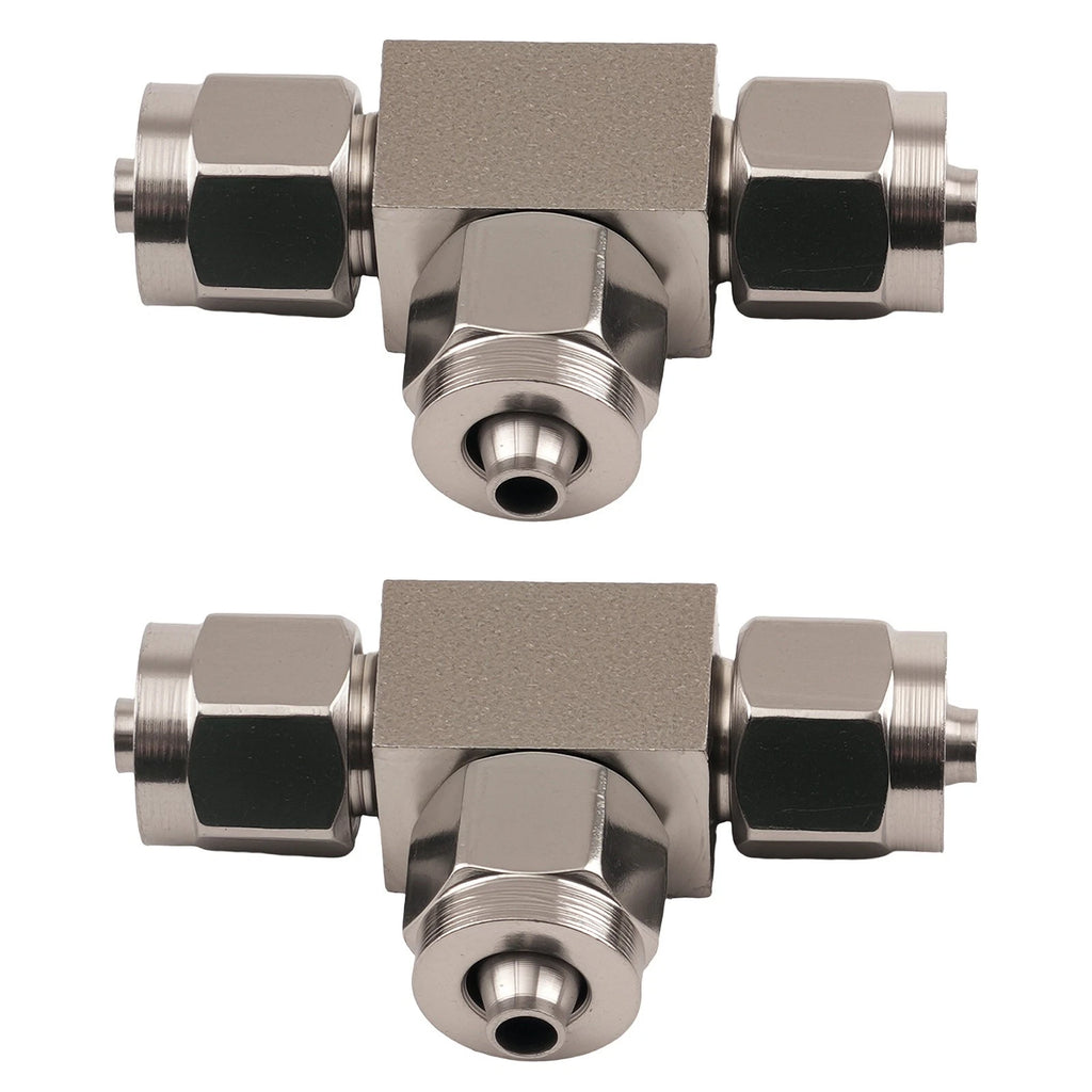 Pneumatic Tee Fittings Quick Couplers for Air Tube Hose Connector