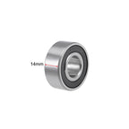 Set of 2 Ball Bearings 15x35x14mm Double Sealed Chrome Steel for Various Models