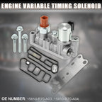Engine Variable Timing Solenoid Assembly Set with Gasket for Honda (2016-2021)