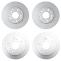 Hella Brake Rotors Kit 284mm Front 258mm Rear for Mercedes W201 W124 (1982–1996)