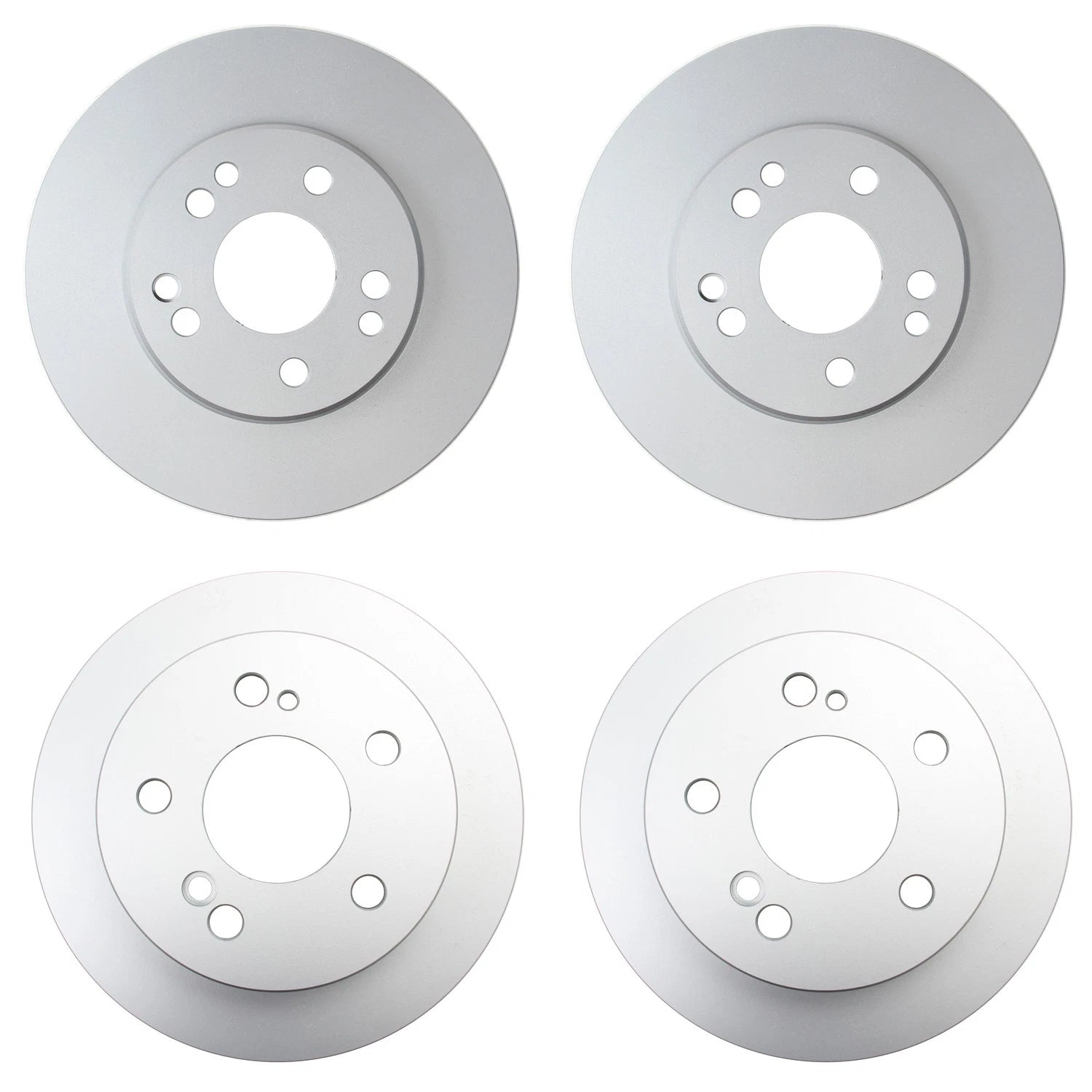 Hella Brake Rotors Kit 284mm Front 258mm Rear for Mercedes W201 W124 (1982–1996)