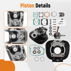 Piston Cylinder Crank Motor Gasket Kit for Yamaha Blaster (1988–2006)