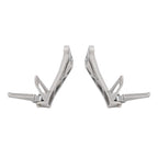 Set of 2 Rear Passenger Footpeg Pegs Bracket for Honda CB650F CBR650F (2014–2019)