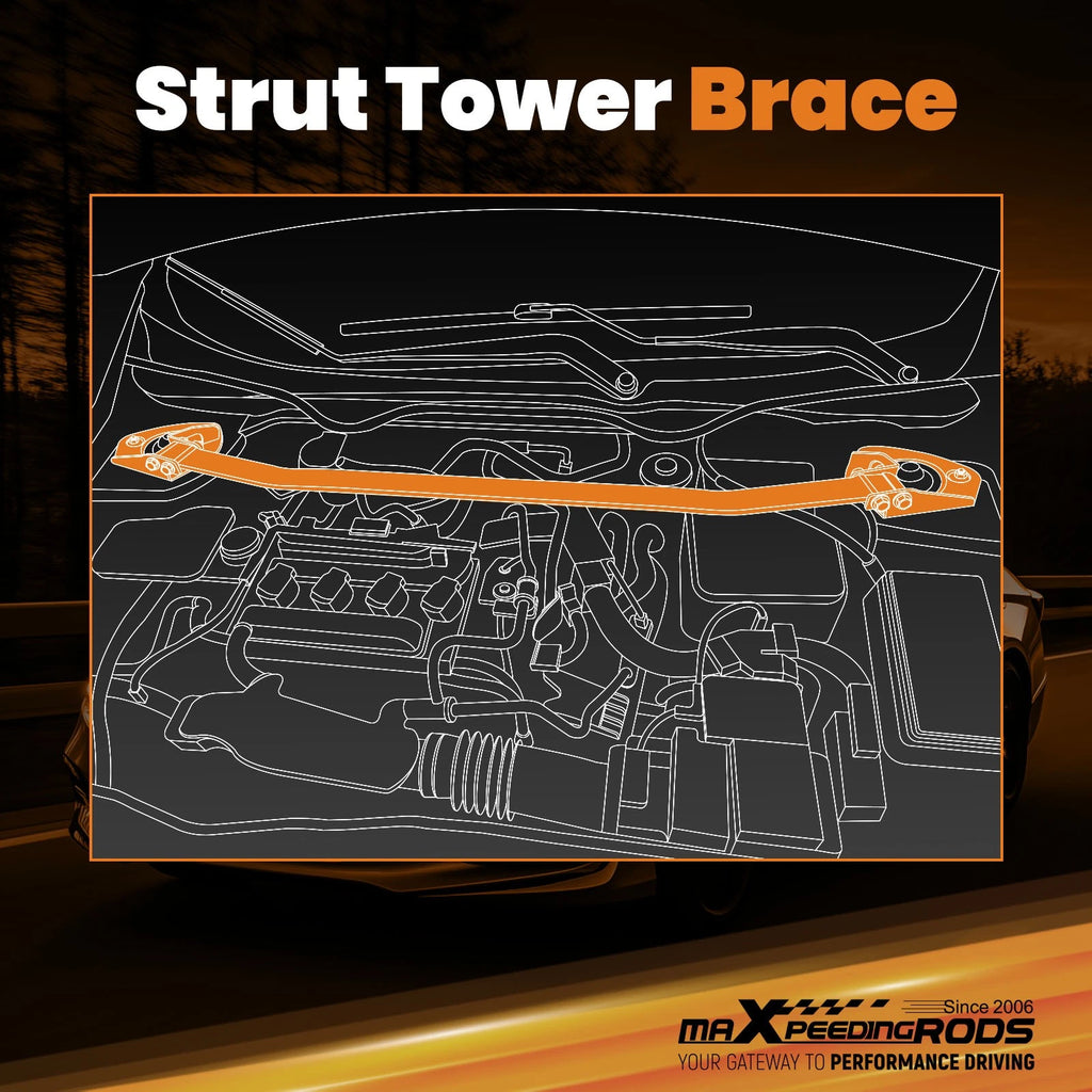 Front Upper Strut Bar Suspension Tower Brace for Honda Accord (2018–2024)