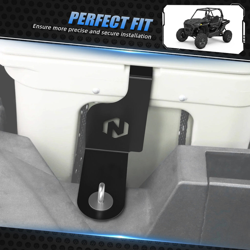 Cooler Mount Bracket for Polaris RZR XP 1000 (2015–2021) - Steel, Yeti 35 Compatible