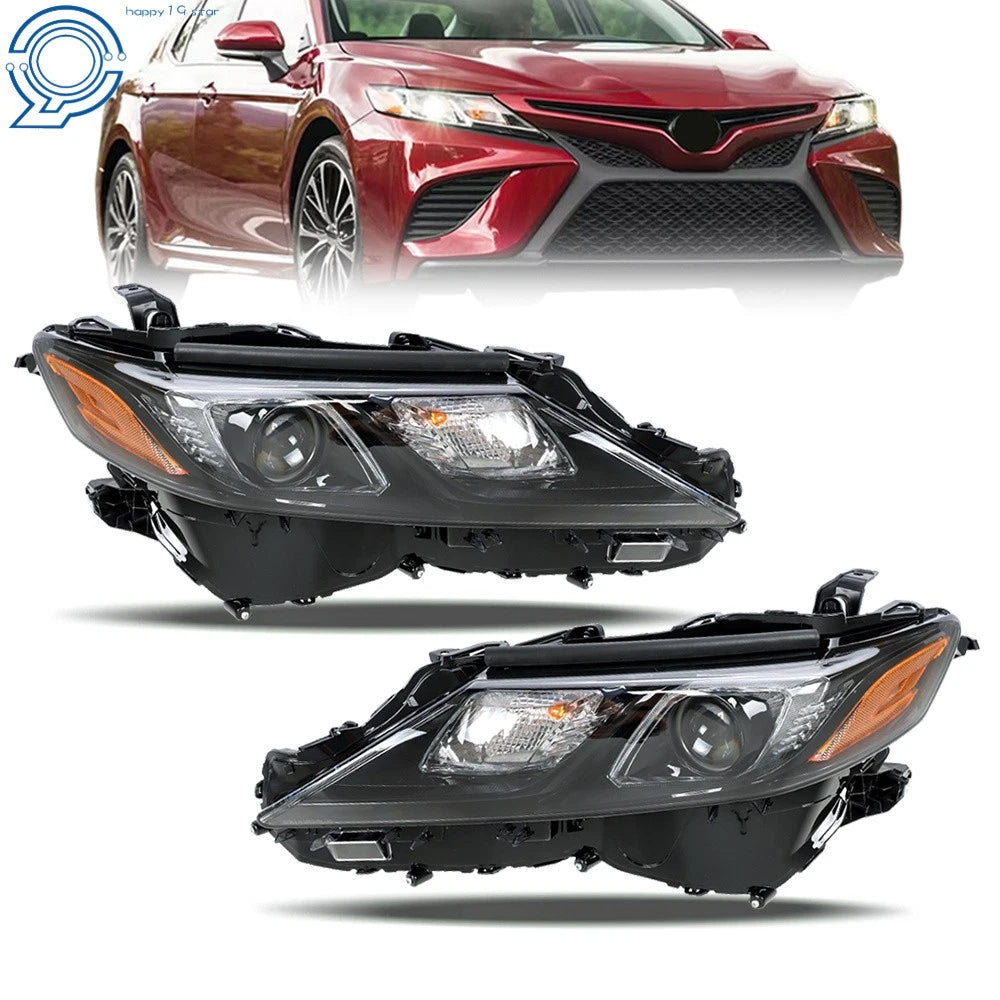 LED Headlight Assembly for Toyota Camry SE (2020–2022) Black Accent