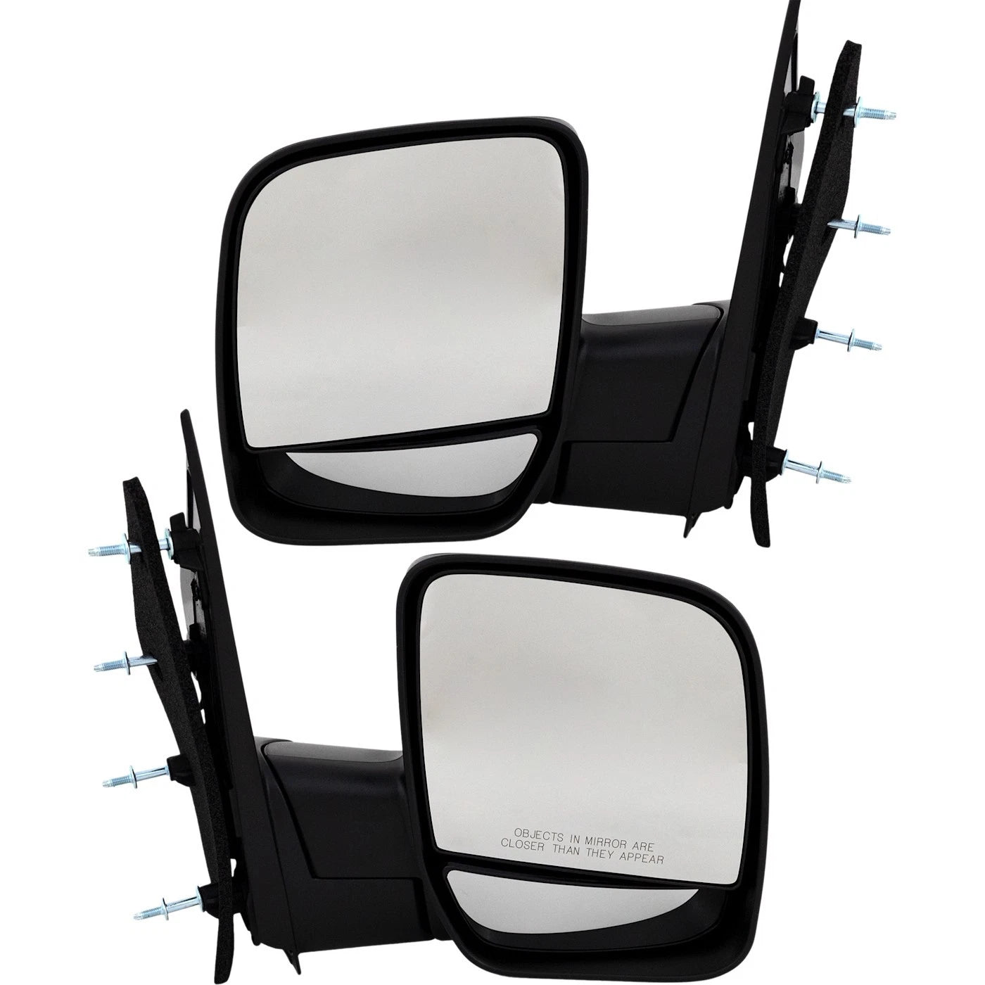 Set of 2 Manual Folding Mirrors for Ford E-250 (2003–2004)