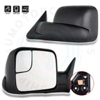 2X Flip Up Manual Tow Mirrors for Dodge Ram 1500 2500 3500 (1994–2001)