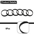 Set of 6 Rubber Washers for Plumbing Sink Pipe Fittings