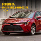 2pcs Side Mirror Fender Corner Triangle Cover Trim for Toyota Corolla (2019–2021)