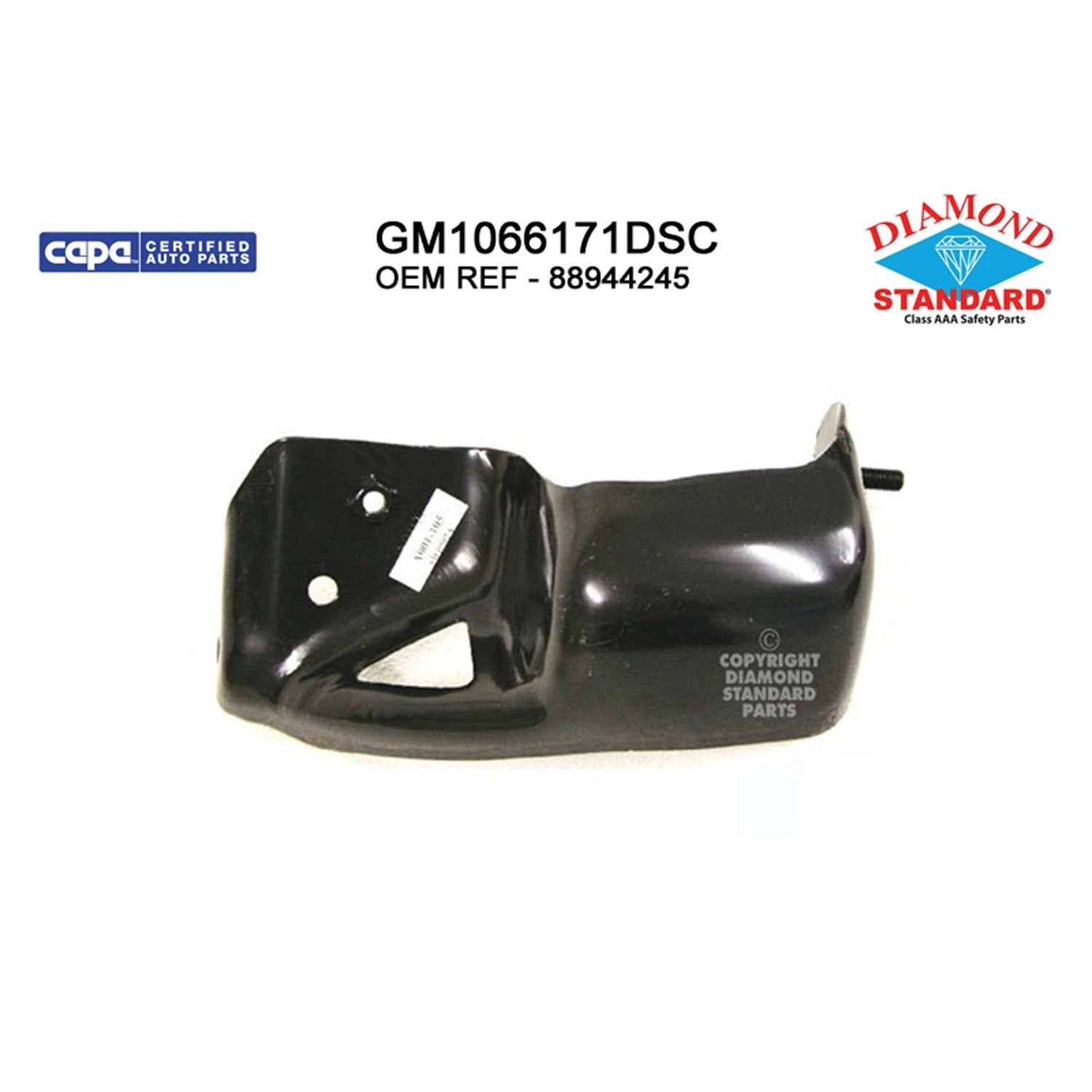 Replacement Steel Front Driver Side Outer Bumper Bracket (See Compatible Chart)