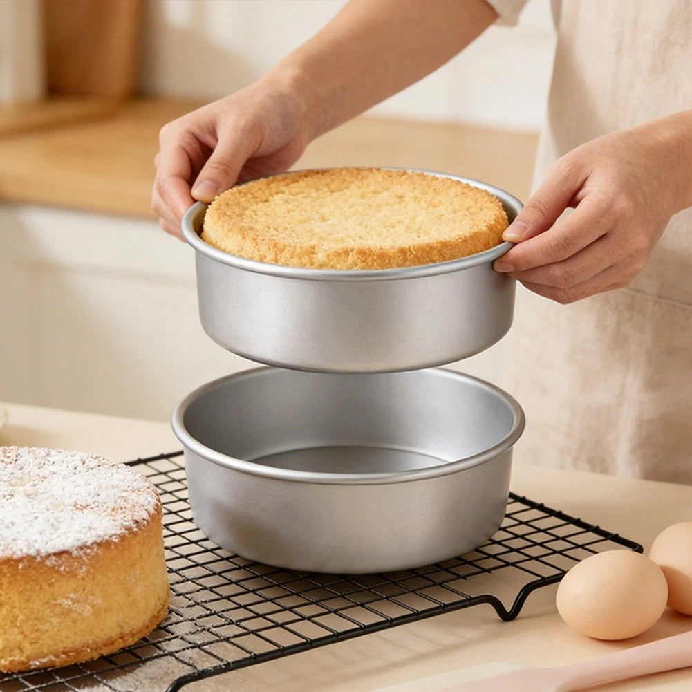 Chiffon Cake Pan with Detachable Base for Even Baking (2X)