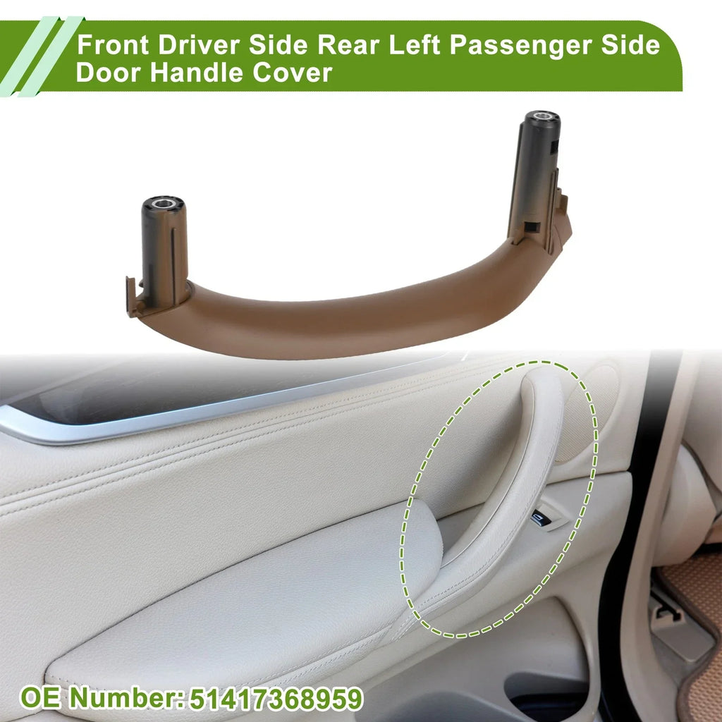 Front Passenger Side Door Panel Handle Pull Trim Cover for BMW X5