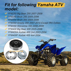 Rear Brake Drum Hub Cover W/Shoes Kit for Yamaha Grizzly 350 YFM350 (2007–2014)