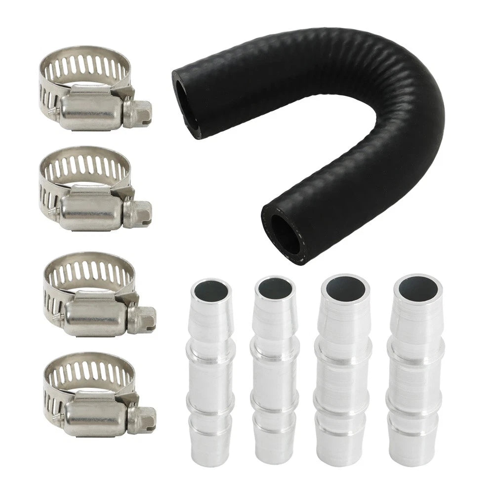Universal Silicone Heater Core Bypass Hose Repair Kit 5/8" 3/4"