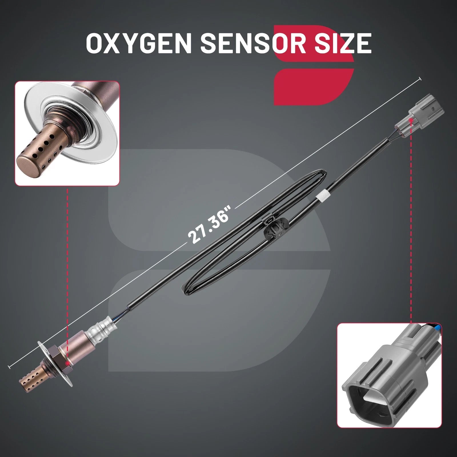 Downstream O2 Sensor for Subaru Outback Impreza Legacy 2.5L (2000–2009) 234-4445