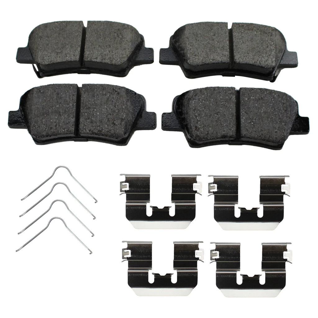 Akebono ProACT Ultra Premium Ceramic Brake Pads for (ACT1812)
