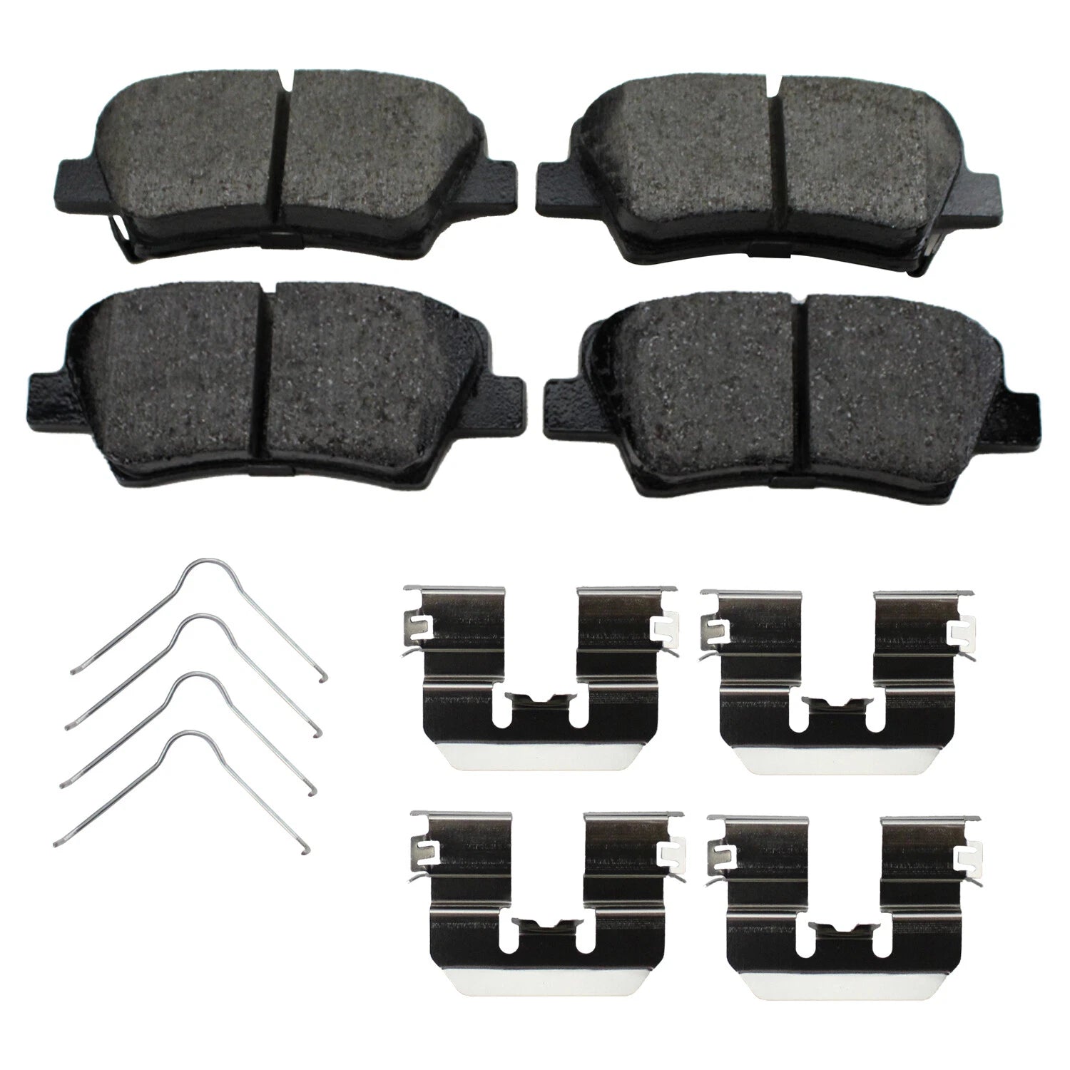 Akebono ProACT Ultra Premium Ceramic Brake Pads for (ACT1812)
