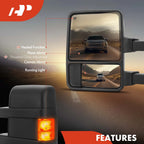 Pair Power Towing Mirrors for Ford F250 Super Duty