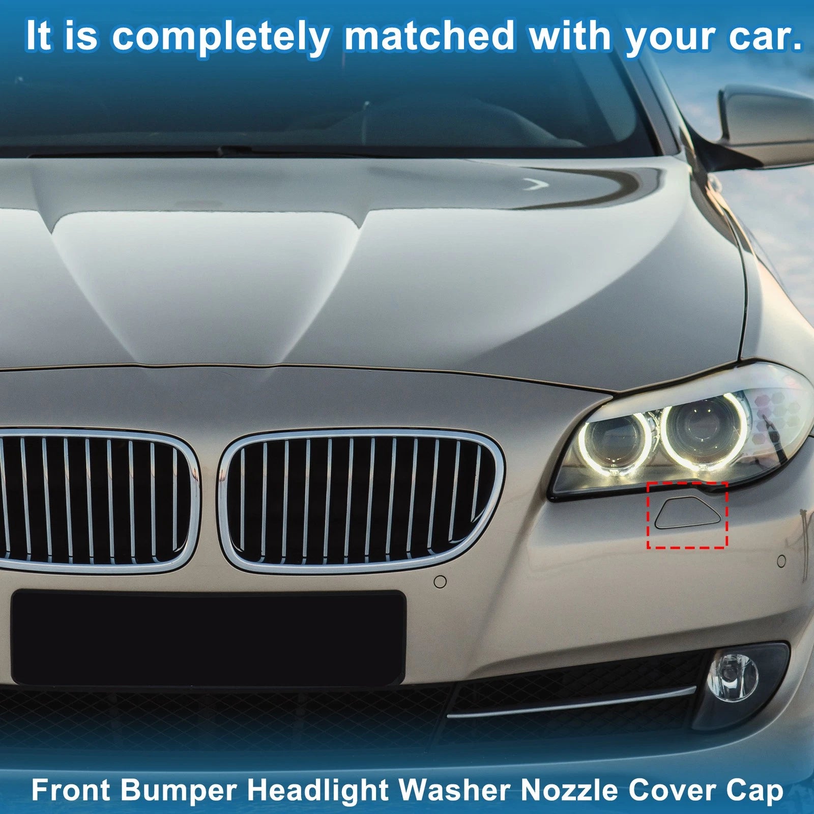 Front Left Washer Nozzle Cover Cap No. 51117332683 for BMW 528i (2014–2016)