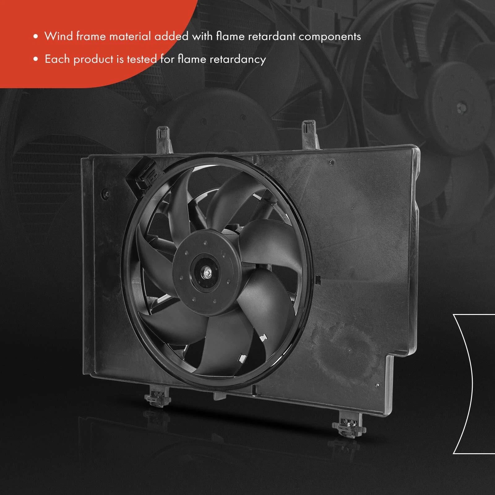 Cooling Fan Assembly with Shroud for Ford Fiesta (2011-2017)
