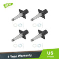 Set of 4 Round Spindles with Brake Flange for Make Model (YYYY–YYYY)