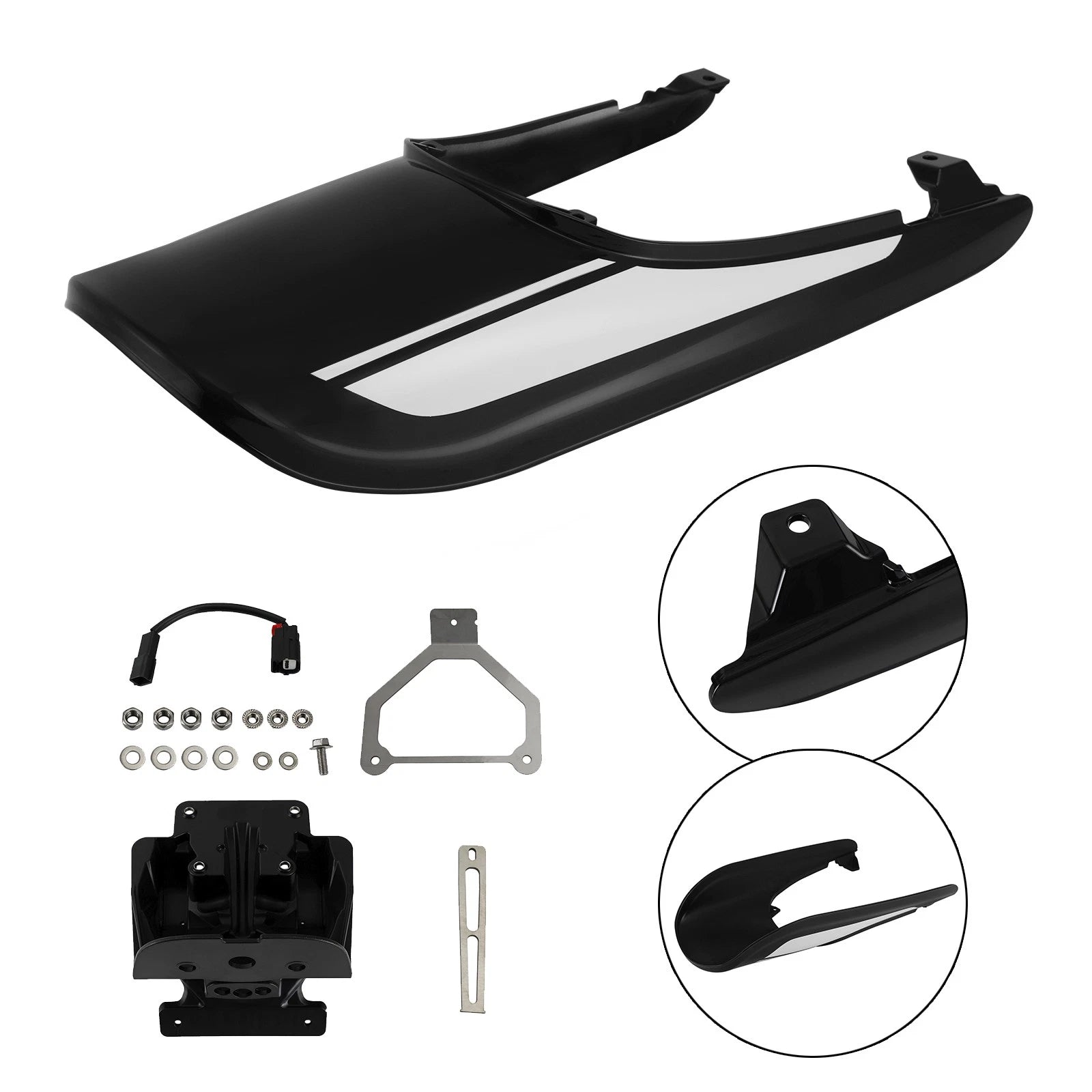 Tail Cowl Fairing + License Plate Bracket for Kawasaki Z900RS (2018–2022)