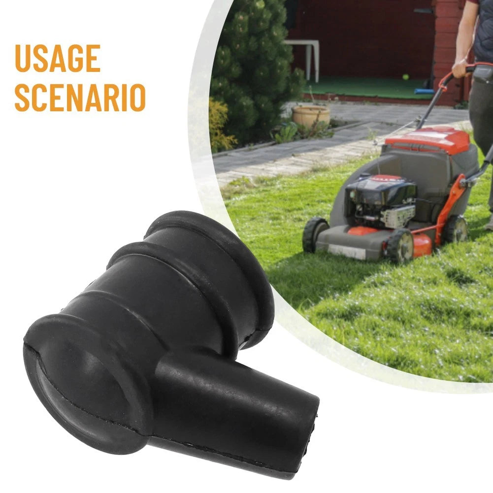 5mm Rubber Cap Cover with Spring for Garden Mower Blower Equipment