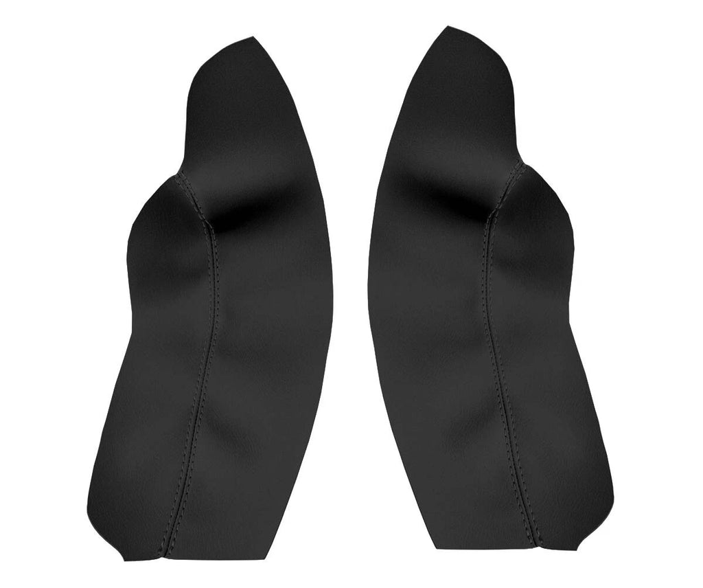 Front Armrest Door Panel Cover for VW Jetta (2011–2014) - Leather Black