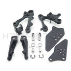 Front Rider Foot Rest Pegs Brackets for Kawasaki ZX-6R (2009–2011)