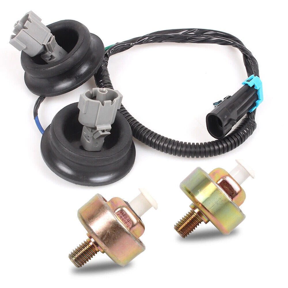 Knock Sensor w/Harness for Cadillac Hummer H2 (2003–2009) 4.8L 5.3L 6.0L