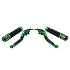 Green Extendable Brake Clutch Levers for Honda CBR125R CBR150R (2004-2023)