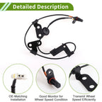 ABS Wheel Speed Sensor No. 599303V001/AB1279 for Hyundai Cadenza (2014–2019)