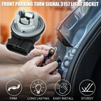 2Pcs 3157 Front Parking Turn Signal Light Socket for Ford (No.F17B13411AB)